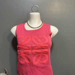 Stylish Pink Sleeveless Top